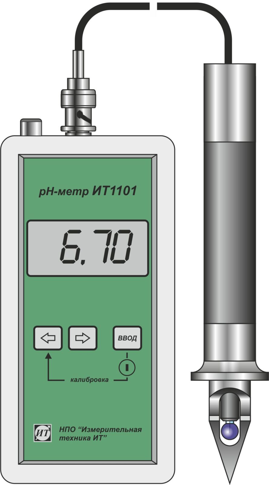 pH метр ИТ-1101 (с ножом для мяса)