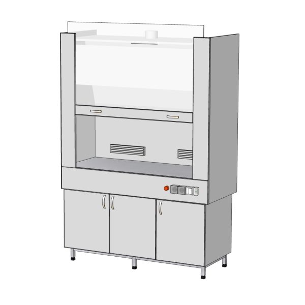 Шкаф вытяжной Стандарт LAB+ 1500мм